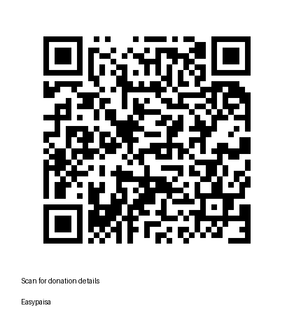 EasyPaisa QR for AI Schools donation